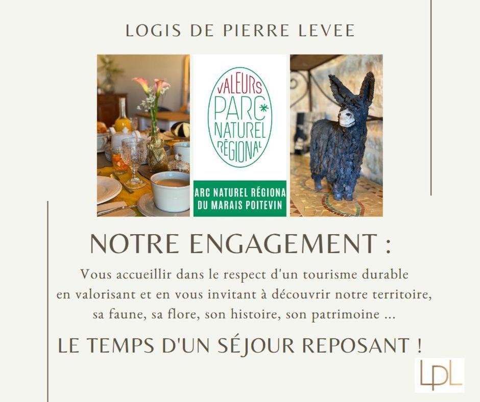Bed and Breakfast Logis De Pierre Levee Bessines Экстерьер фото